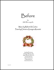 Before the Paling of the Stars SATB choral sheet music cover Thumbnail